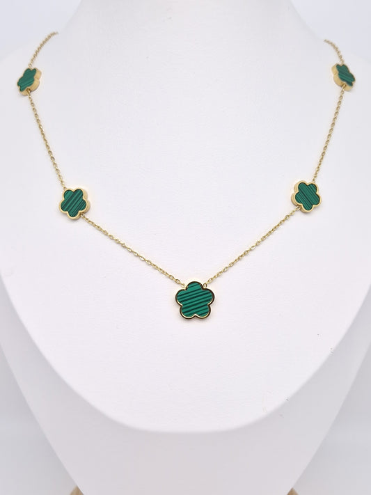 Collier CELIA-VERT - Glam Bijoux