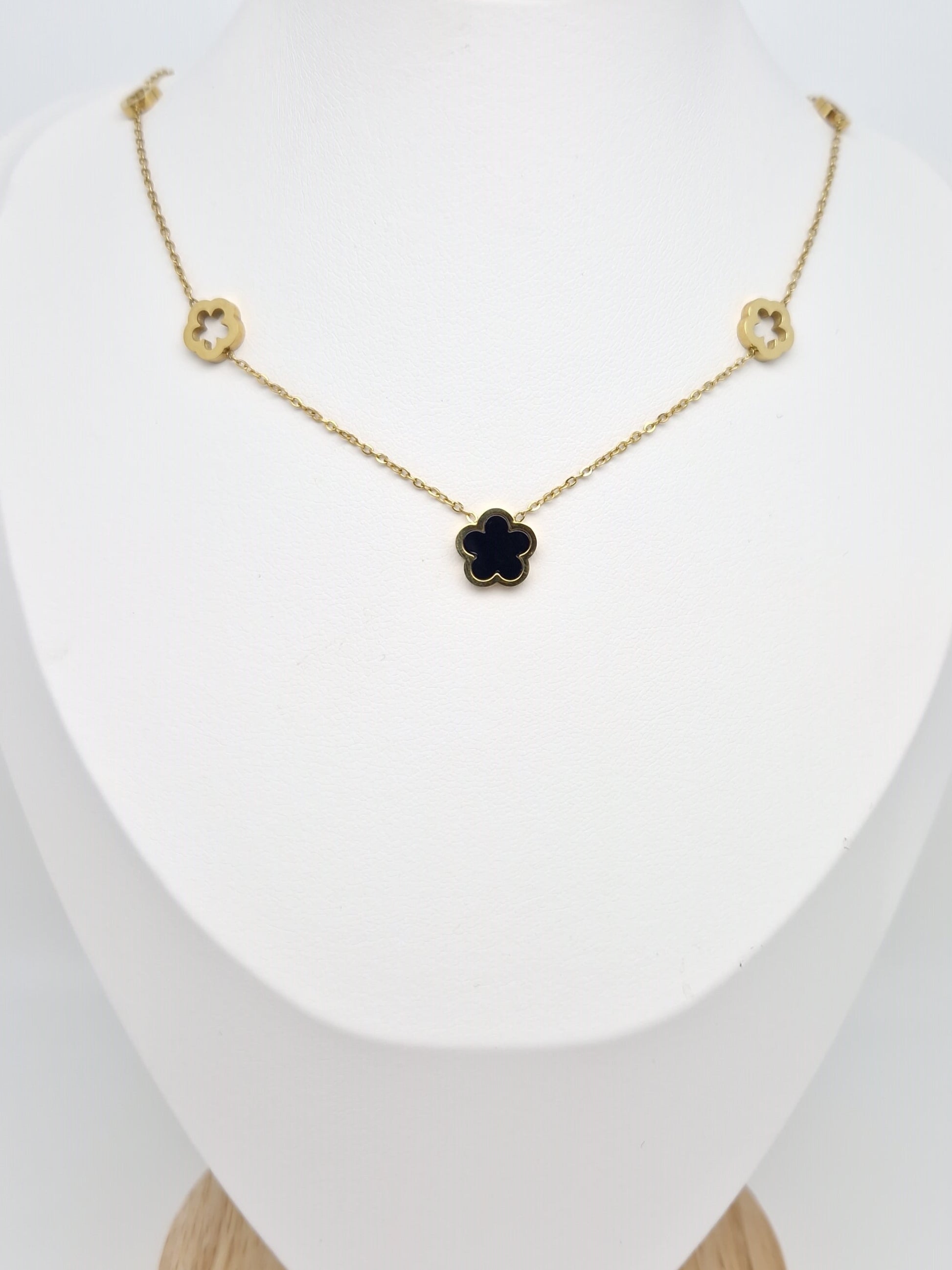 Collier CELIA-NOIR - Glam Bijoux